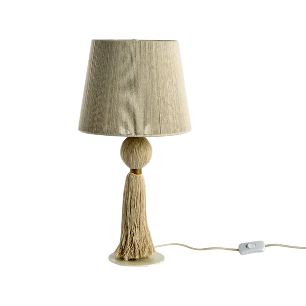MILLA Bordslampa M, Natur/brun