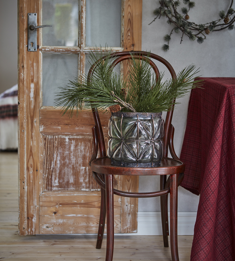 ELSA Bordsduk, Bordeaux/svart 250x150