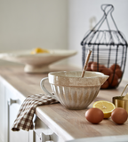 COSTA Skål med pip, Beige/flerfärgad