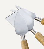 NICO Ostkniv, set om 3, Natur/silverfärgad