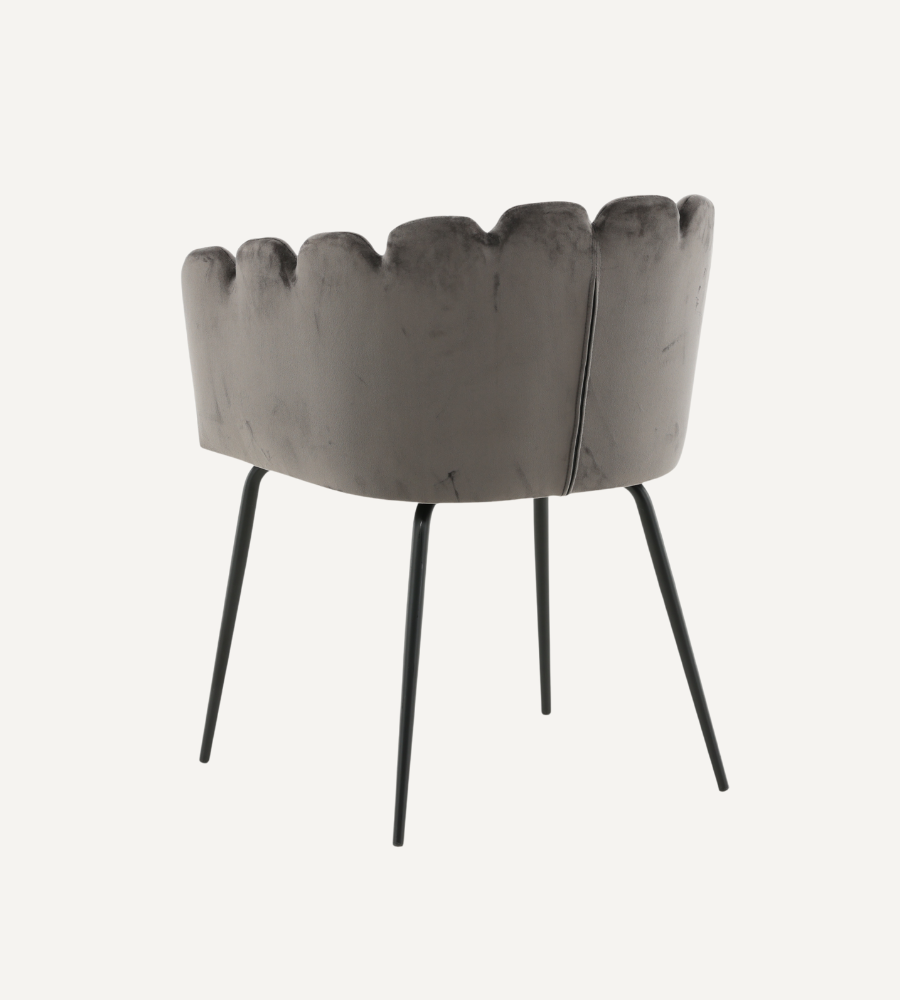 LIMHAMN Matstol Grå