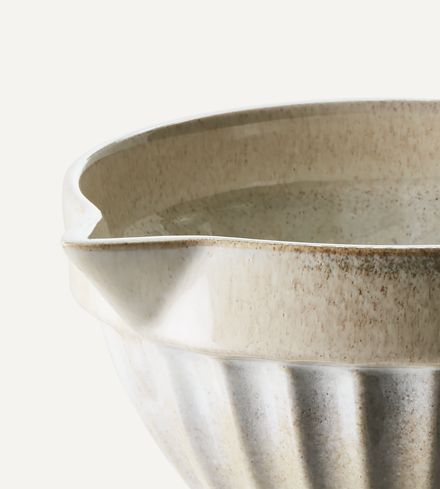 COSTA Skål med pip, Beige/flerfärgad