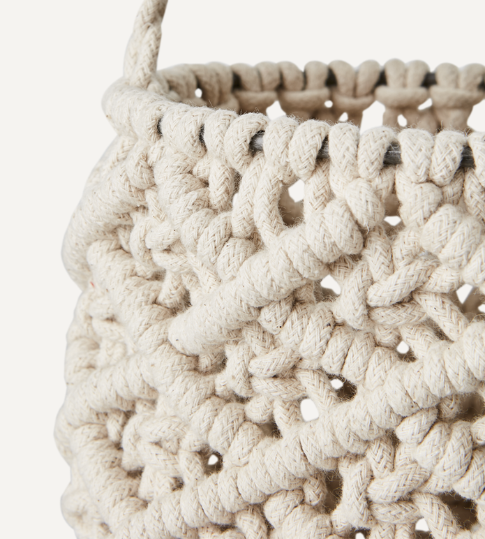 BRAID Hängande korg S, Elfenben