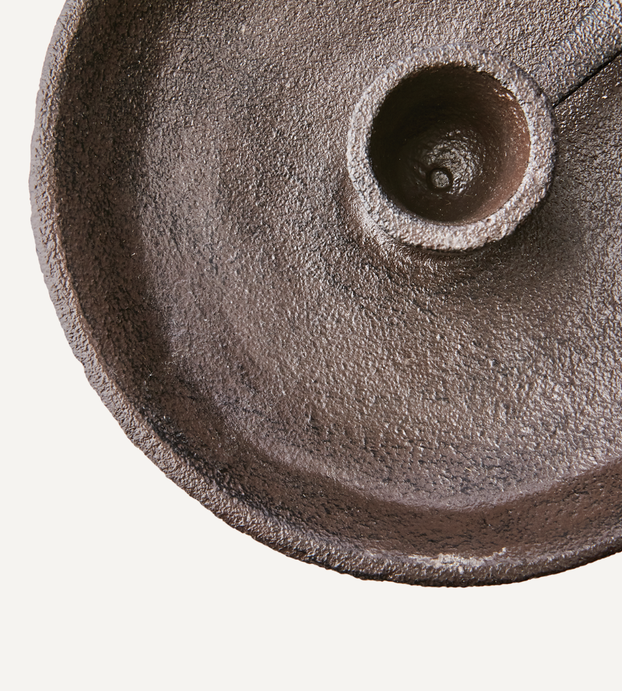 THOR Ljusstake, Svart/brun