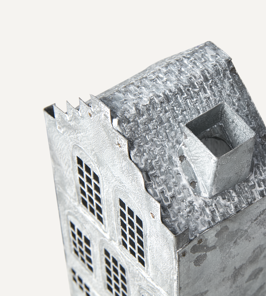 FENIX Ljuslykta hus, Grå/vit