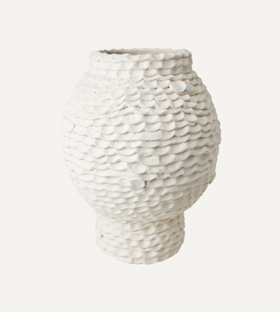 CREAM Kruka Stor, Elfenben