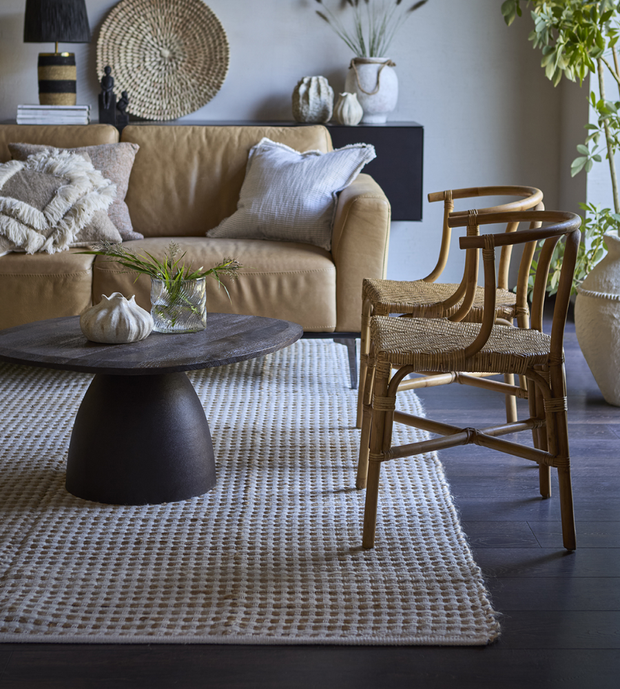 VENDELA Matta Beige/elfenben