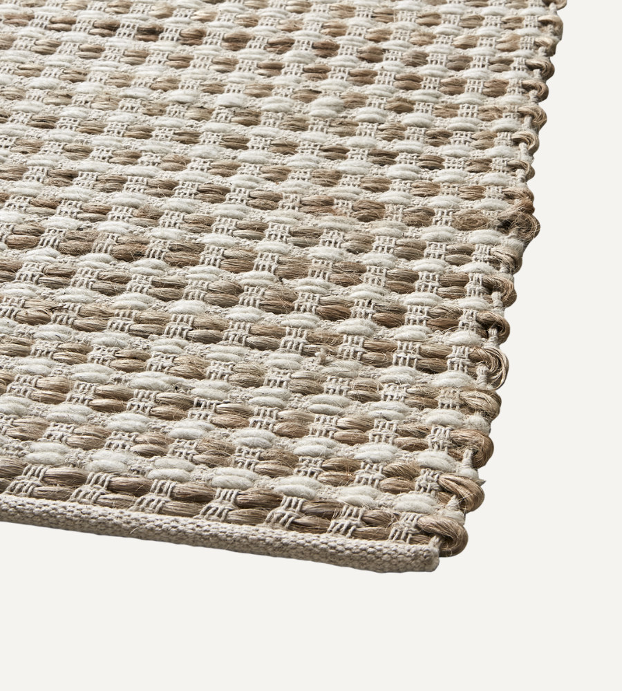 VENDELA Matta Beige/elfenben