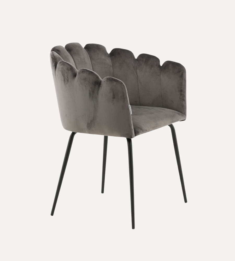 LIMHAMN Matstol Grå