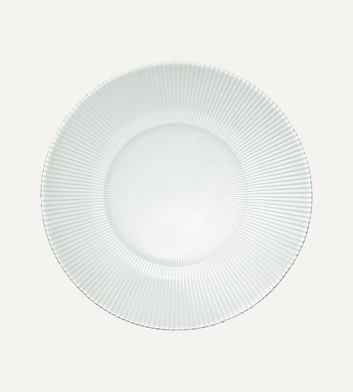 HANNE Tallrik Ø27, Klar 4-PACK