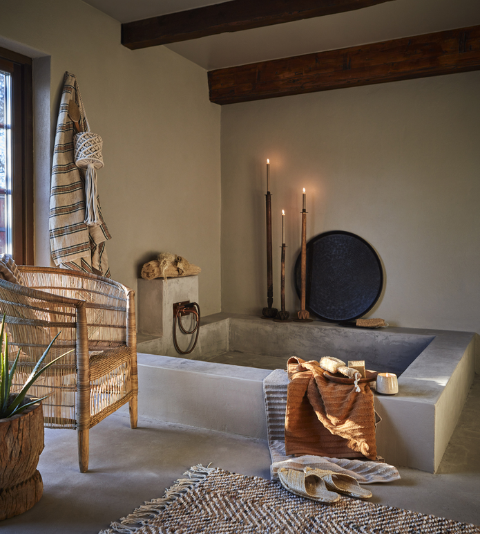 BRAID Hängande korg S, Elfenben