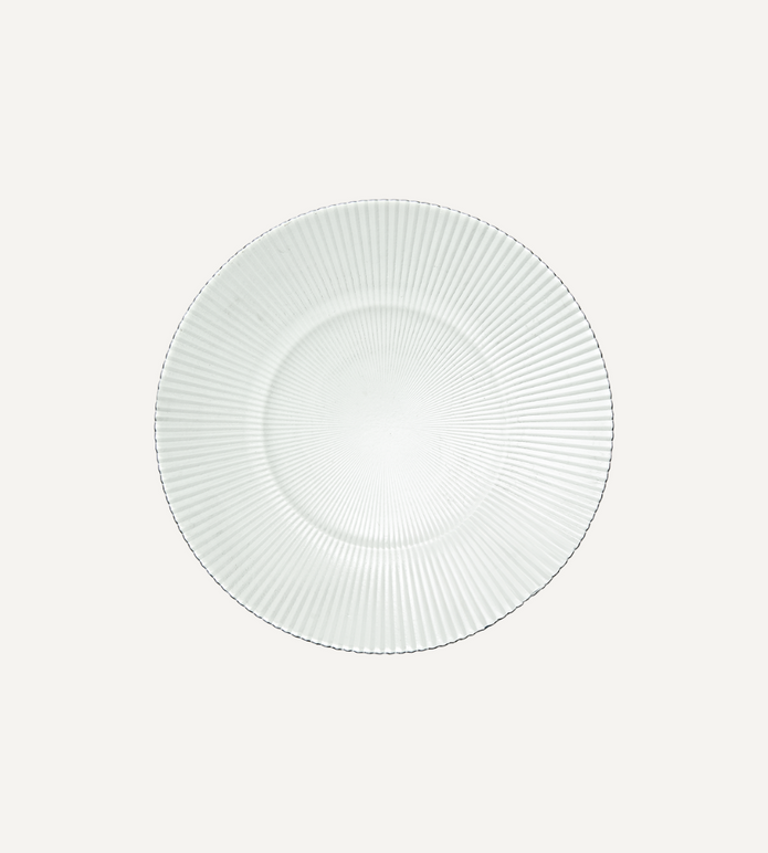 HANNE Tallrik Ø20, Klar 4-PACK