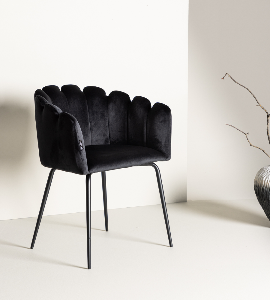 LIMHAMN Matstol Svart