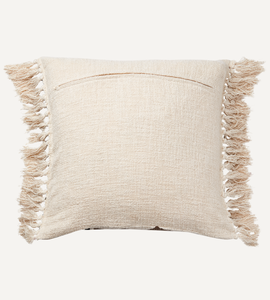 FERNANDO Kuddfodral, Natur/svart/brun 50x50