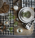 ANNABELLE Tallrik Ø23, Beige 4-PACK