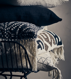 FERNANDO Kuddfodral, Natur/svart/brun 50x50