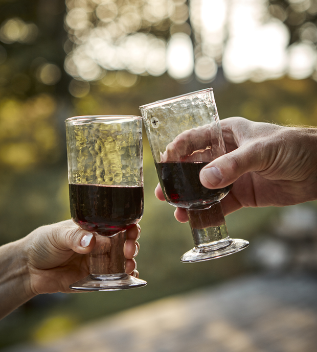 HAROLD Glas på fot, Klar 6-PACK