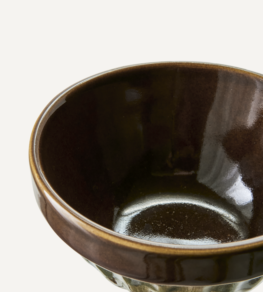 COSTA Skål M, Grön/brun