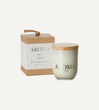 AROMA Doftljus S Pear & ginger, Brun/vit