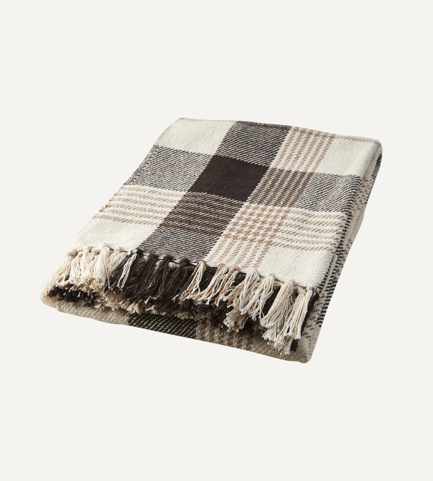 ANNA Filt, Brun/beige/elfenben