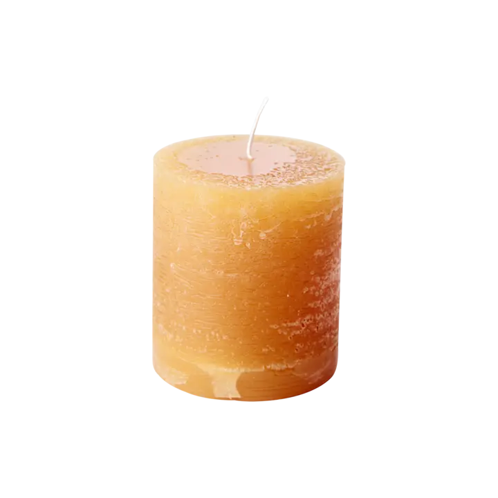 COTE NORD Blockljus, Ocra (2-pack)