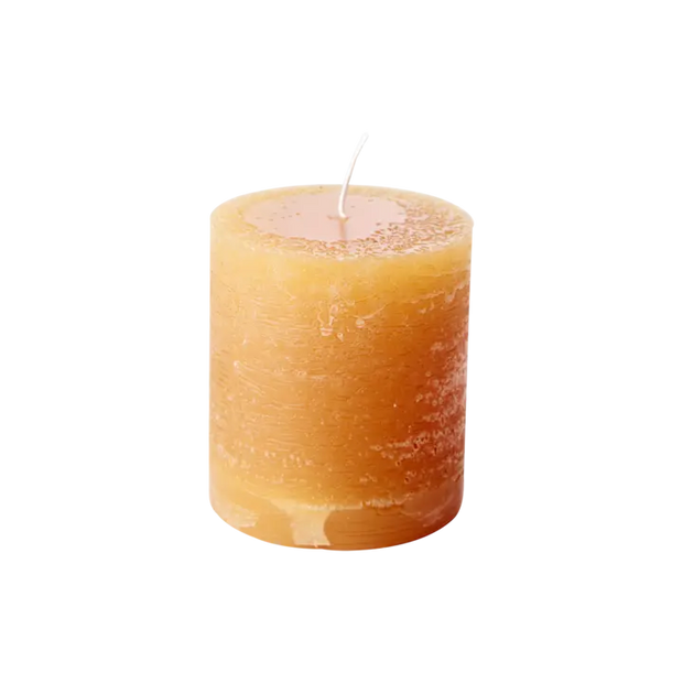 COTE NORD Blockljus, Ocra (2-pack)