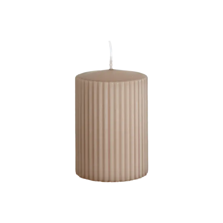 RILL Blockljus, Beige