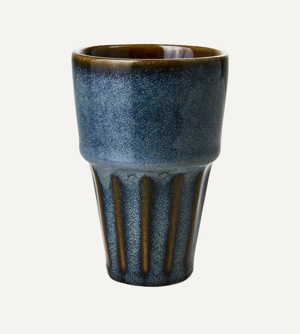 COSTA Kopp M, Blå/flerfärgad Ø6xH9 cm - 12-PACK