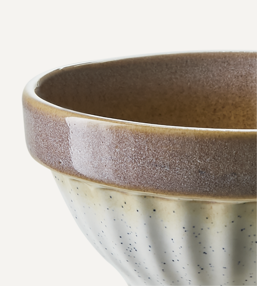 COSTA Skål M, Elfenben/senapsgul