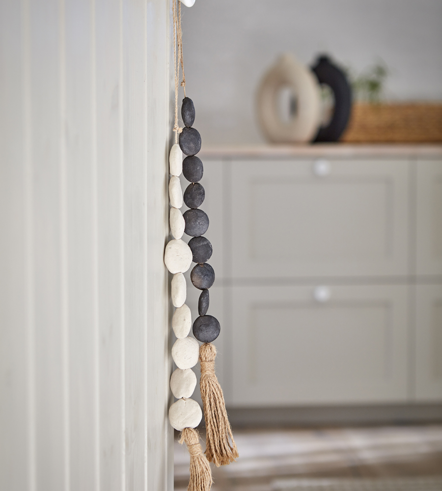 ATHENA Dekoration, Svart/natur