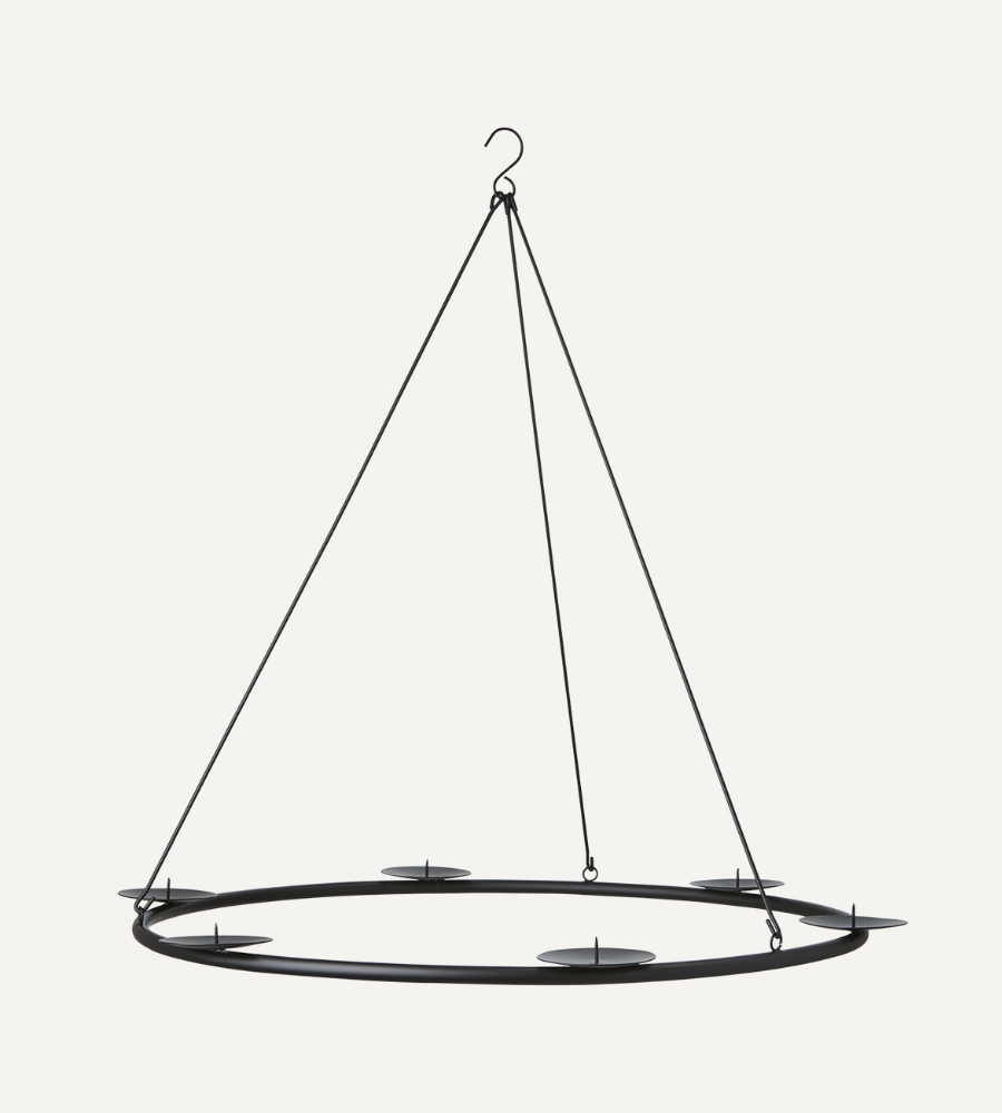 AXEL Takkrona, Svart 60x60