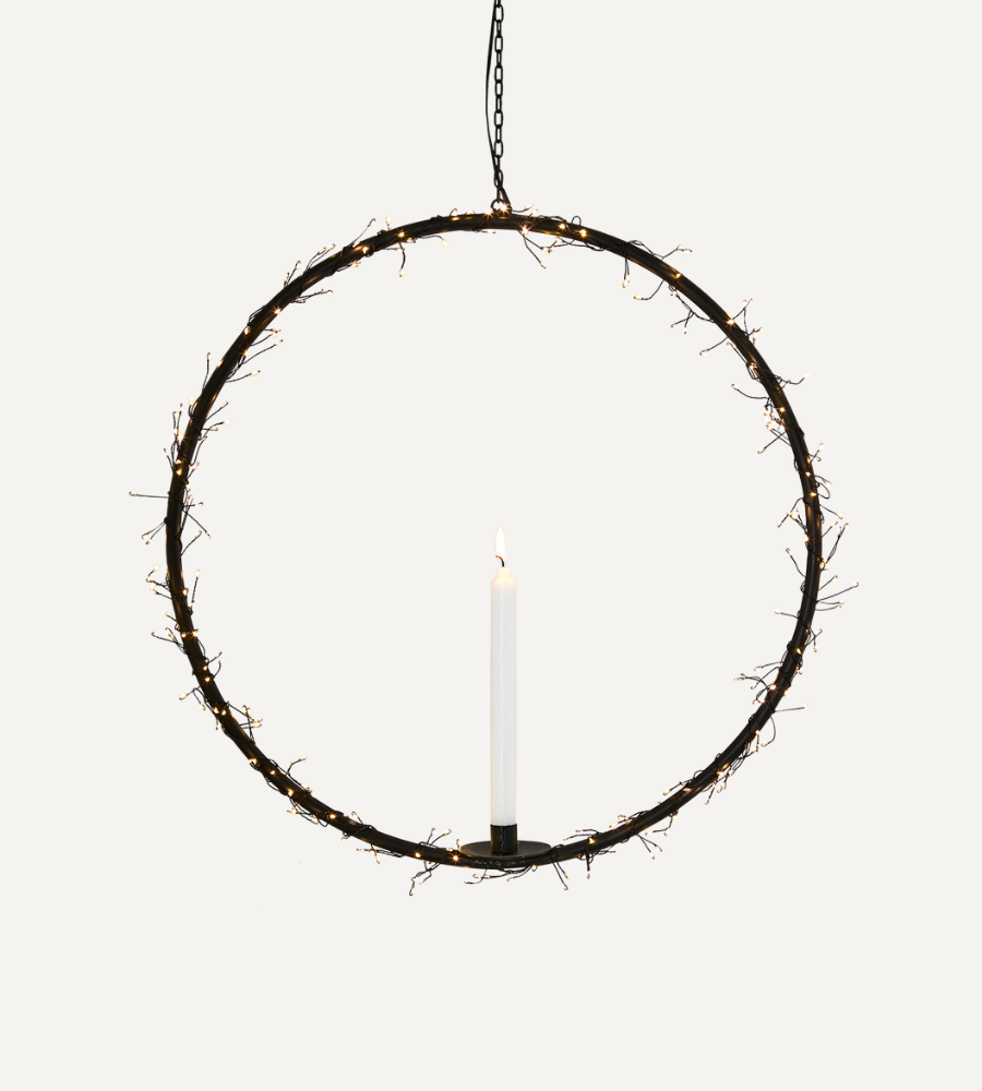 AXEL Ljushållare M, Svart