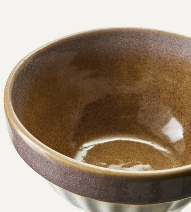 COSTA Skål M, Elfenben/senapsgul