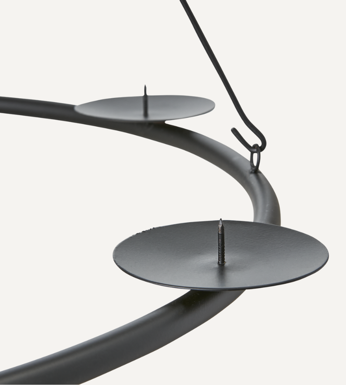 AXEL Takkrona, Svart 60x60