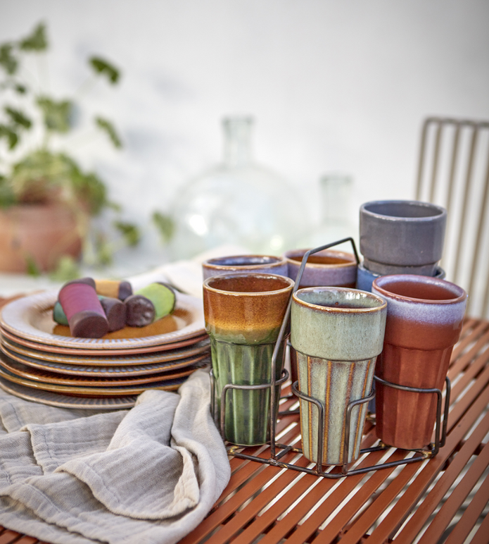 COSTA Kopp L, Ljusgrön/flerfärgad