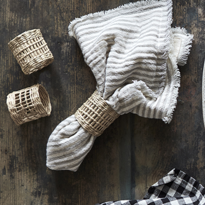 SUNNY Servettring, Natur 4-PACK