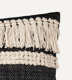 MINNA Kuddfodral, Svart/elfenben