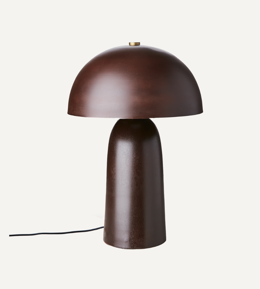 FUNGI Bordslampa L, Brun