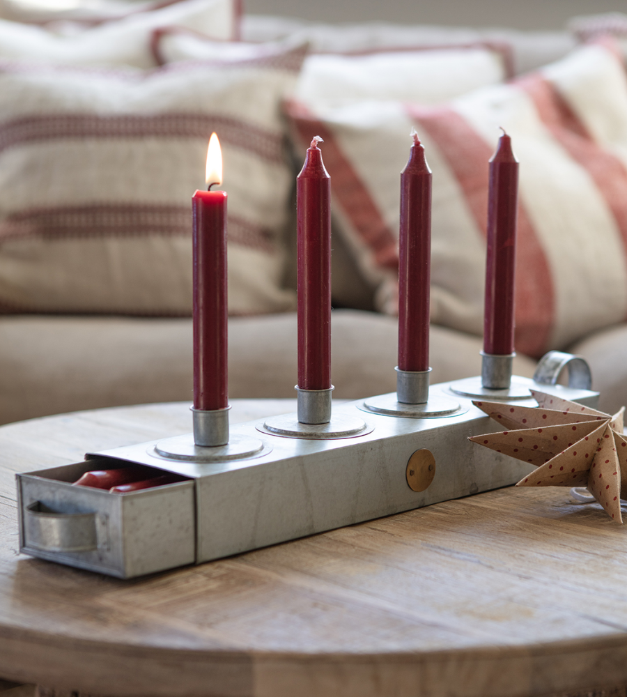 FENIX Ljusstake/ljuslåda, Grå