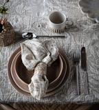 AGNES Bordsduk, Beige 250x150