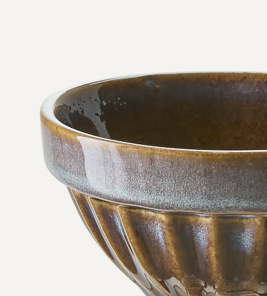 COSTA Skål M, Brun/flerfärgad