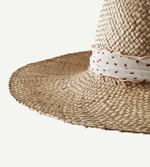 SAN REMO Stråhatt med Band, Natur