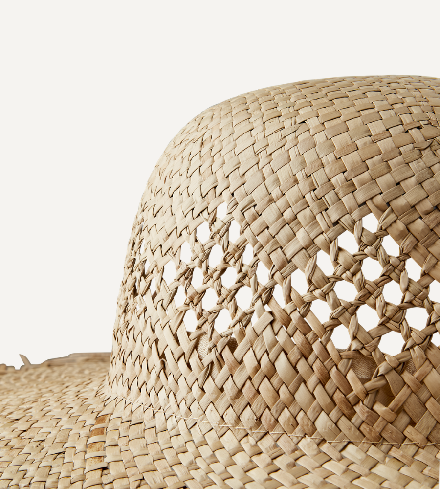 SAN REMO Bred sommarhatt i Sjögräs