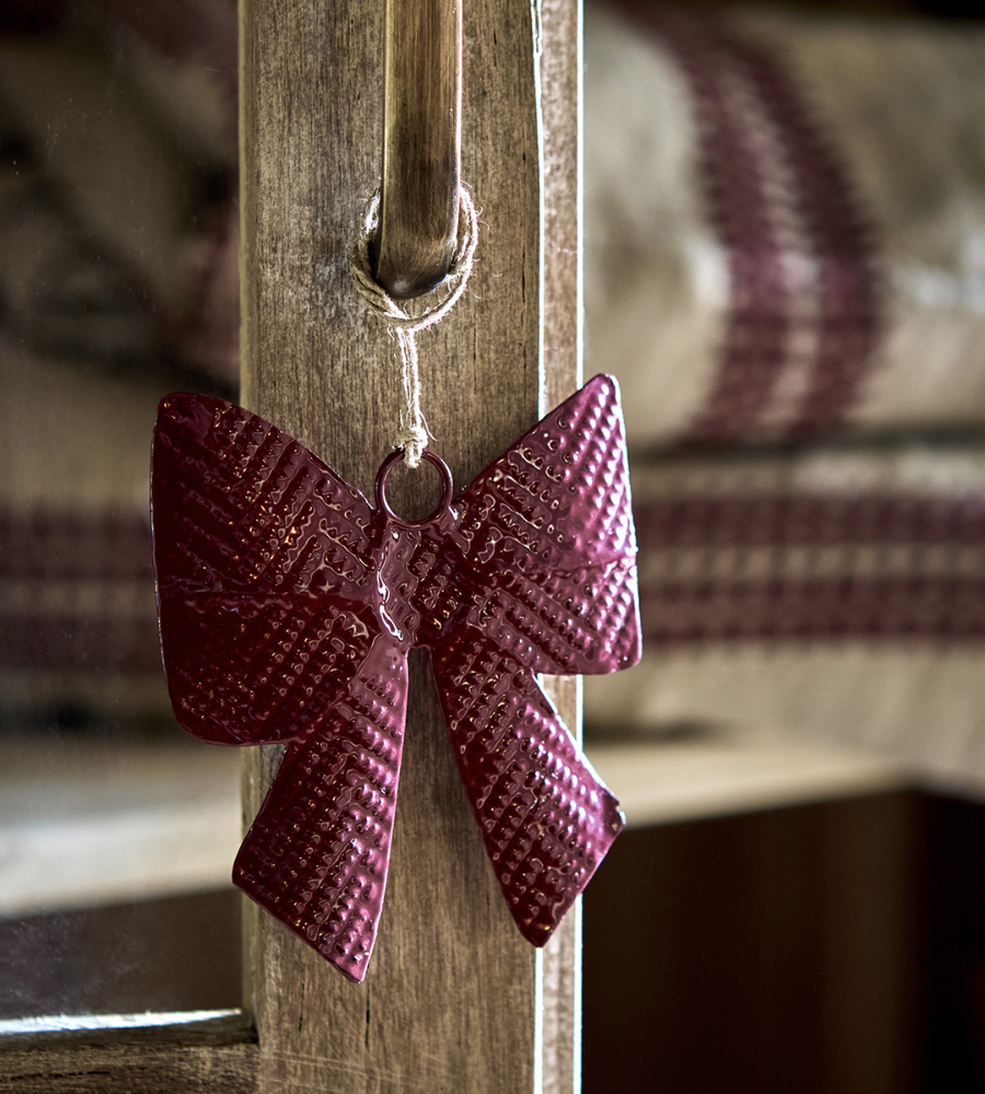 OH DEER Hängande dekoration, Burgundy 2-PACK