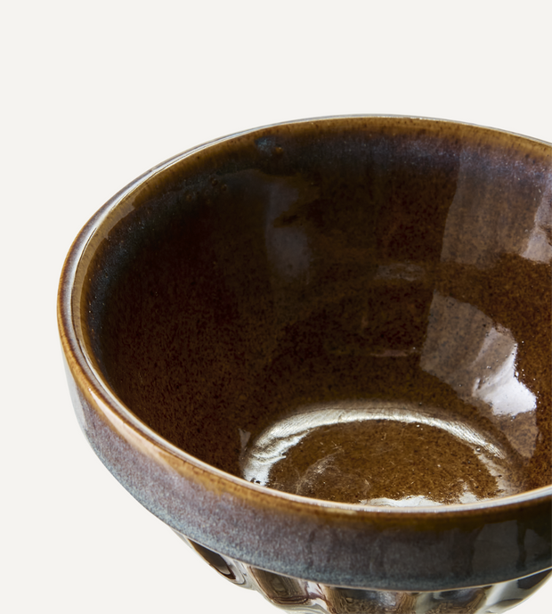 COSTA Skål M, Brun/flerfärgad