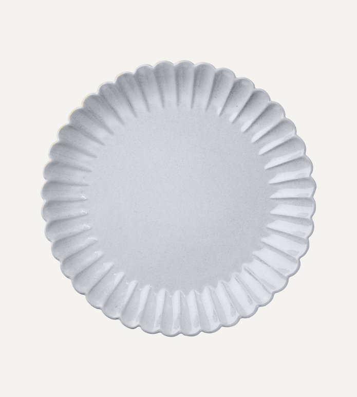 HULDA Tallrik Ø26, Elfenben 4-PACK