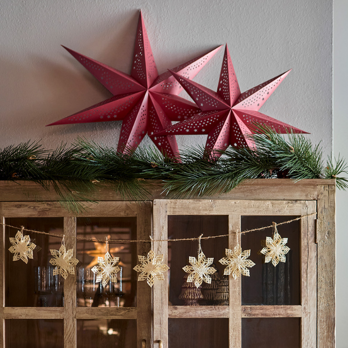 UNI Adventsstjärna, Röd Ø60xD20 cm