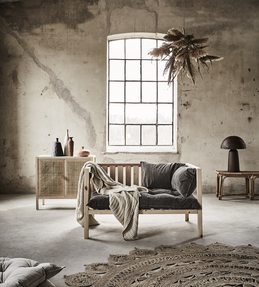 FUNGI Bordslampa L, Brun