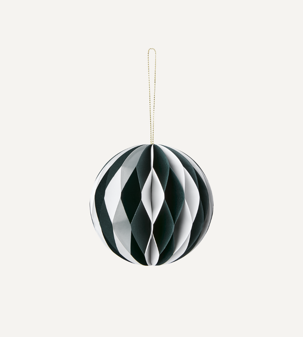 TOR Julgransdekoration, Grön/vit 10-PACK