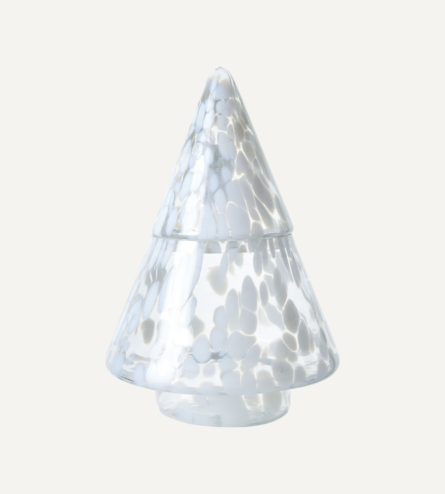 PARTY Skål med lock, Vit/isblå